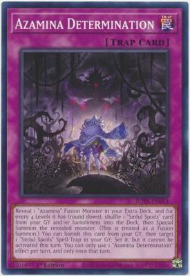 GA Azamina Determination - ROTA-EN073 - Common 1st Edition Rage of the Abyss 1st Edition Singles