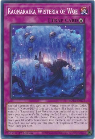 Ragnaraika Wisteria of Woe - ROTA-EN077 - Common 1st Edition Rage of the Abyss 1st Edition Singles