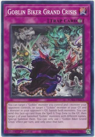 GA Goblin Biker Grand Crisis - ROTA-EN075 - Common 1st Edition Rage of the Abyss 1st Edition Singles