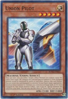 GA Union Pilot - ROTA-EN022 - Common 1st Edition Rage of the Abyss 1st Edition Singles