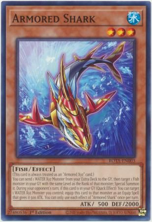 GA Armored Shark - ROTA-EN003 - Common 1st Edition Rage of the Abyss 1st Edition Singles
