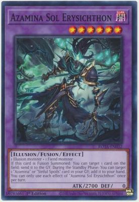 GA Azamina Sol Erysichthon - ROTA-EN032 - Common 1st Edition Rage of the Abyss 1st Edition Singles