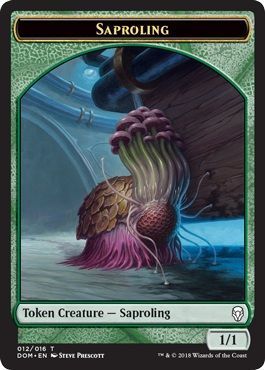 Saproling Token 012/016 - DOM Dominaria Singles