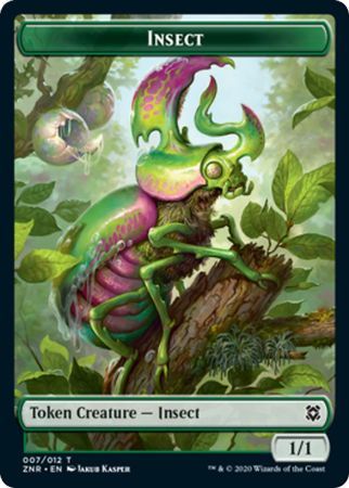 Insect Token 007/012 Zendikar Rising Singles (Español)