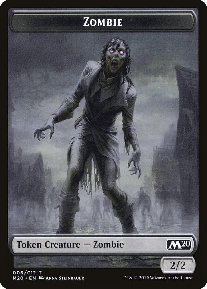 Zombie Token - Core Set 2020 (M20) Core Set 2020 (Español)