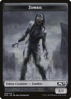 Zombie Token - Core Set 2020 (M20) Core Set 2020