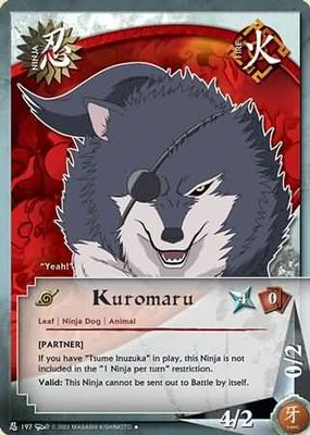 SH Kuromaru - N-197 - Uncommon Naruto: Dream Legacy Foil