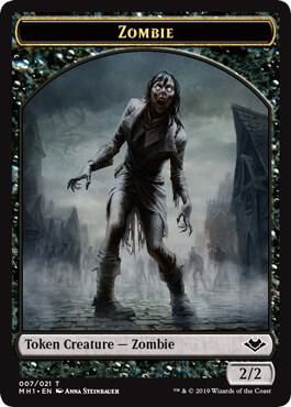 Zombie Token (007) - Modern Horizons (MH1) Modern Horizons-Foil