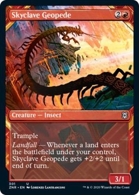 Skyclave Geopede 301 - Alternate Art Showcase Zendikar Rising Collector Booster Singles