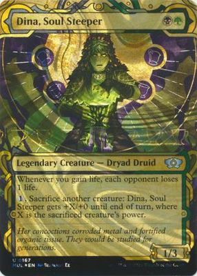 Dina, Soul Steeper 0167 Showcase Halo Foil March of the Machine Multiverse Legend Foil Singles