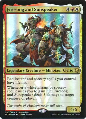 Firesong and Sunspeaker - Buy-a-Box Foil Promo 280/269 Magic: The Gathering Promo Cards (Español)