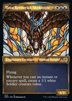 Tura Kennerud Skyknight 323 - Showcase Stained Glass Dominaria United Collector Booster Singles