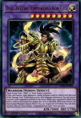 Dual Avatar - Empowered Kon-Gyo - PHRA-EN034 - Ultra Rare 1st Edition Phantom Rage 1st Edition Singles [PHRA] (español)