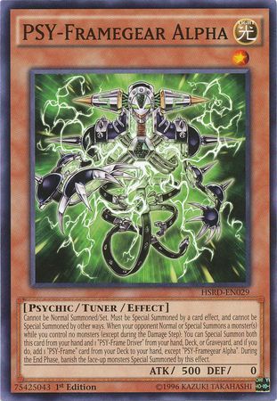 PSY-Framegear Alpha - HSRD-EN029 - Common 1st Edition High-Speed Riders 1st Edition Singles