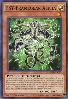 PSY-Framegear Alpha - HSRD-EN029 - Common 1st Edition High-Speed Riders 1st Edition Singles