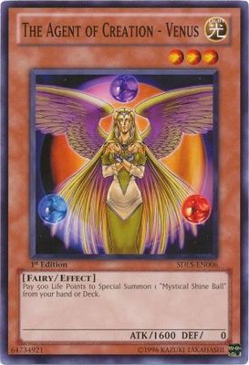 The Agent of Creation - Venus - SDLS-EN006 - Common 1st Edition Structure Deck: Lost Sanctuary 1st Edition Singles