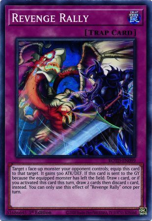 Revenge Rally - ROTD-EN099 - Super Rare 1st Edition Rise of the Duelist [ROTD] 1st Edition Singles (español)
