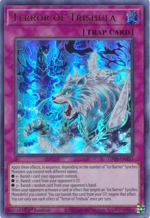 Terror of Trishula - GFTP-EN127 - Ultra Rare 1st Edition Ghosts From The Past 1st Edition Singles