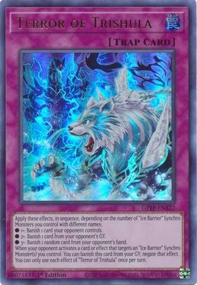 Terror of Trishula - GFTP-EN127 - Ultra Rare 1st Edition Ghosts From The Past 1st Edition Singles