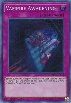 Vampire Awakening - DASA-EN010 - Super Rare 1st Edition Dark Saviors 1st Edition Singles