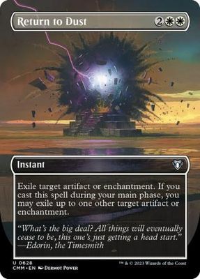 Return to Dust 0628 Borderless Commander Masters Collector Booster Singles