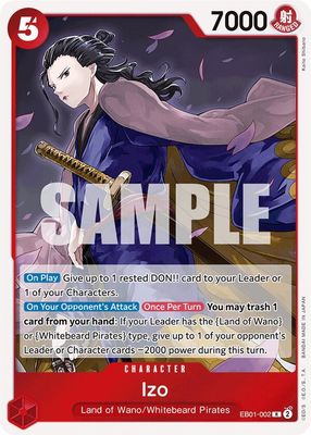 GA Izo - Extra Booster: Memorial Collection (EB-01) Extra Booster: Memorial Collection Foil