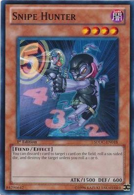 Snipe Hunter - SDDC-EN018 - Common 1st Edition Structure Deck: Dragons Collide 1st Edition Singles