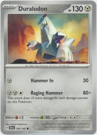 GA Duraludon - 106/142 - Common Scarlet &amp; Violet: Stellar Crown Singles