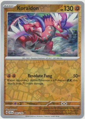 Koraidon - 090/142 - Uncommon Reverse Holo Scarlet &amp; Violet: Stellar Crown