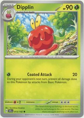 GA Dipplin - 013/142 - Common Scarlet &amp; Violet: Stellar Crown Singles