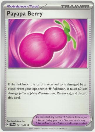 SH Payapa Berry - 141/142 - Uncommon Scarlet &amp; Violet: Stellar Crown Singles