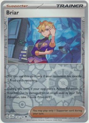 GA Briar - 132/142 - Uncommon Reverse Holo Scarlet &amp; Violet: Stellar Crown Reverse Singles