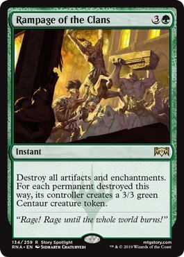 Rampage of the Clans 134/259 Ravnica Allegiance Singles