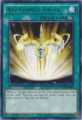 Xyz Change Tactics - NECH-EN094 - Rare 1st Edition The New Challengers (NECH) 1st Edition Singles (espanol)