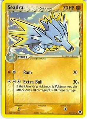 Seadra (Delta Species) - 37/101 - Uncommon Ex Dragon Frontiers Singles