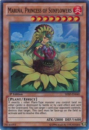 Marina, Princess of Sunflowers - SHSP-EN040 - Super Rare 1st Edition Shadow Specters 1st Edition Singles (español)