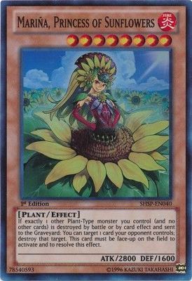 Marina, Princess of Sunflowers - SHSP-EN040 - Super Rare 1st Edition Shadow Specters 1st Edition Singles (español)