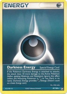 Darkness Energy (Special) - 87/108 - Rare Ex Power Keepers Singles