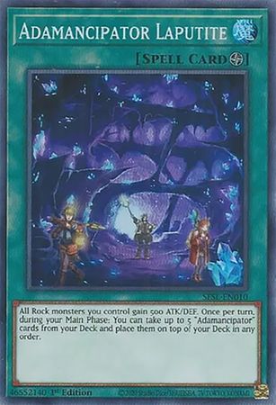 Adamancipator Laputite - SESL-EN010 - Super Rare 1st Edition Secret Slayers Singles