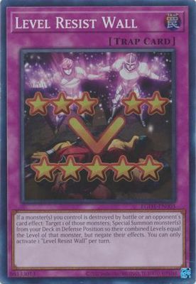 Level Resist Wall - EG01-EN005 - Super Rare Unlimited Egyptian God Deck: Obelisk the Tormentor Unlimited