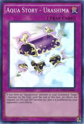 Aqua Story - Urashima - DRL2-EN045 - Super Rare 1st Edition Dragons of Legend 2 1st Edition Singles