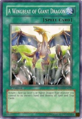 A Wingbeat of Giant Dragon - SDRL-EN025 - Common 1st Edition Structure Deck: Rise of the Dragon Lord 1st Edition Singles