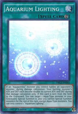 Aquarium Lighting - DRL2-EN044 - Super Rare 1st Edition Dragons of Legend 2 1st Edition Singles