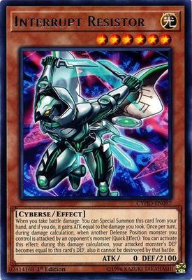 Interrupt Resistor - CYHO-EN097 - Rare 1st Edition Cybernetic Horizon 1st Edition Singles (espanol)