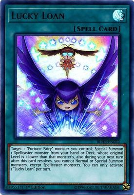 Lucky Loan - BLHR-EN022 - Ultra Rare 1st Edition Battles of Legend: Hero&#39;s Revenge Singles