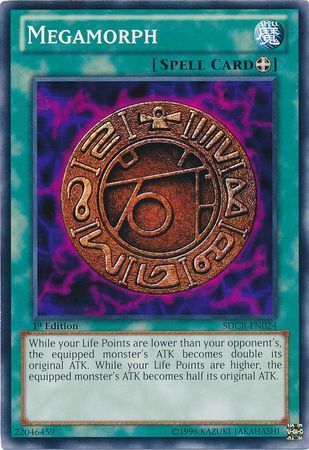 Megamorph - SDCR-EN024 - Common 1st Edition Structure Deck: Cyber Dragon Revolution 1st Edition Singles