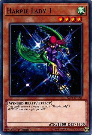 Harpie Lady 1 - SS02-ENC01 - Common 1st Edition Speed Duel Starter Decks: Duelists of Tomorrow Singles