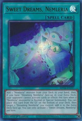 GA Sweet Dreams, Nemleria - MP24-EN197 - Ultra Rare 1st Edition Mega Tin 2024 Dueling Mirrors Singles