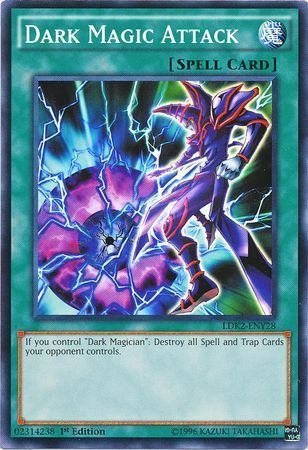 Dark Magic Attack - LDK2-ENY28 - Common 1st Edition Legendary Decks II - Yugi