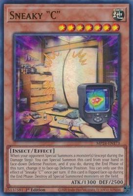 GA Sneaky C&quot;&quot; - MP24-EN173 - Ultra Rare 1st Edition Mega Tin 2024 Dueling Mirrors Singles